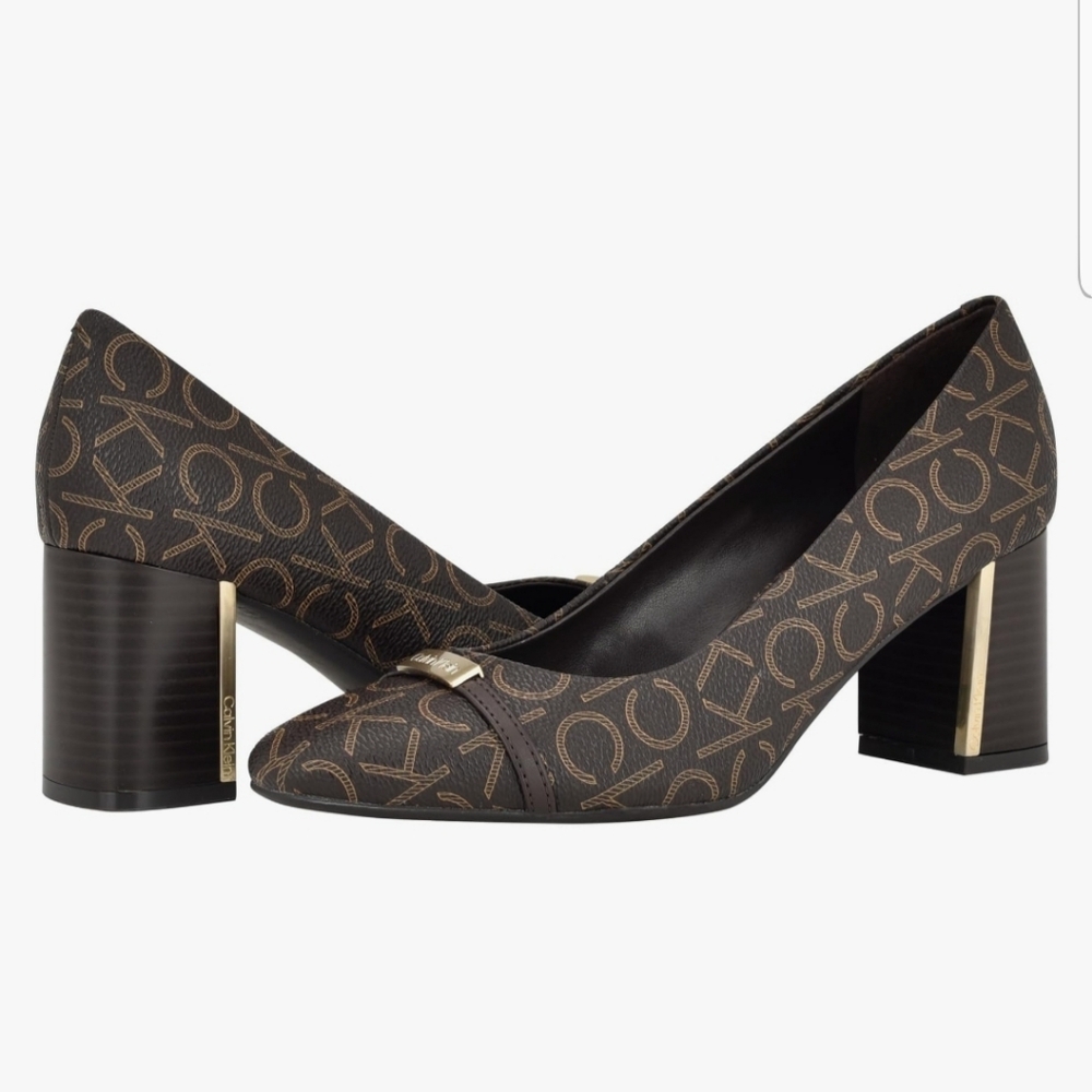 Brand New Calvin Klein "Unesta" Logo Pump.  New with no Box.